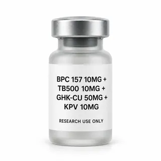 Blend: BPC 157 10mg + TB500 10mg + GHK-CU 50mg + KPV 10mg