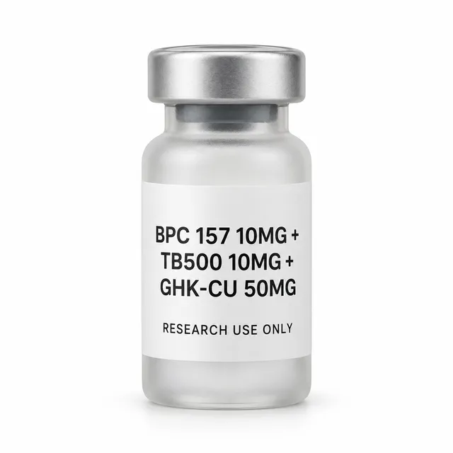 Blend: BPC 157 10mg + TB500 10mg + GHK-CU 50mg